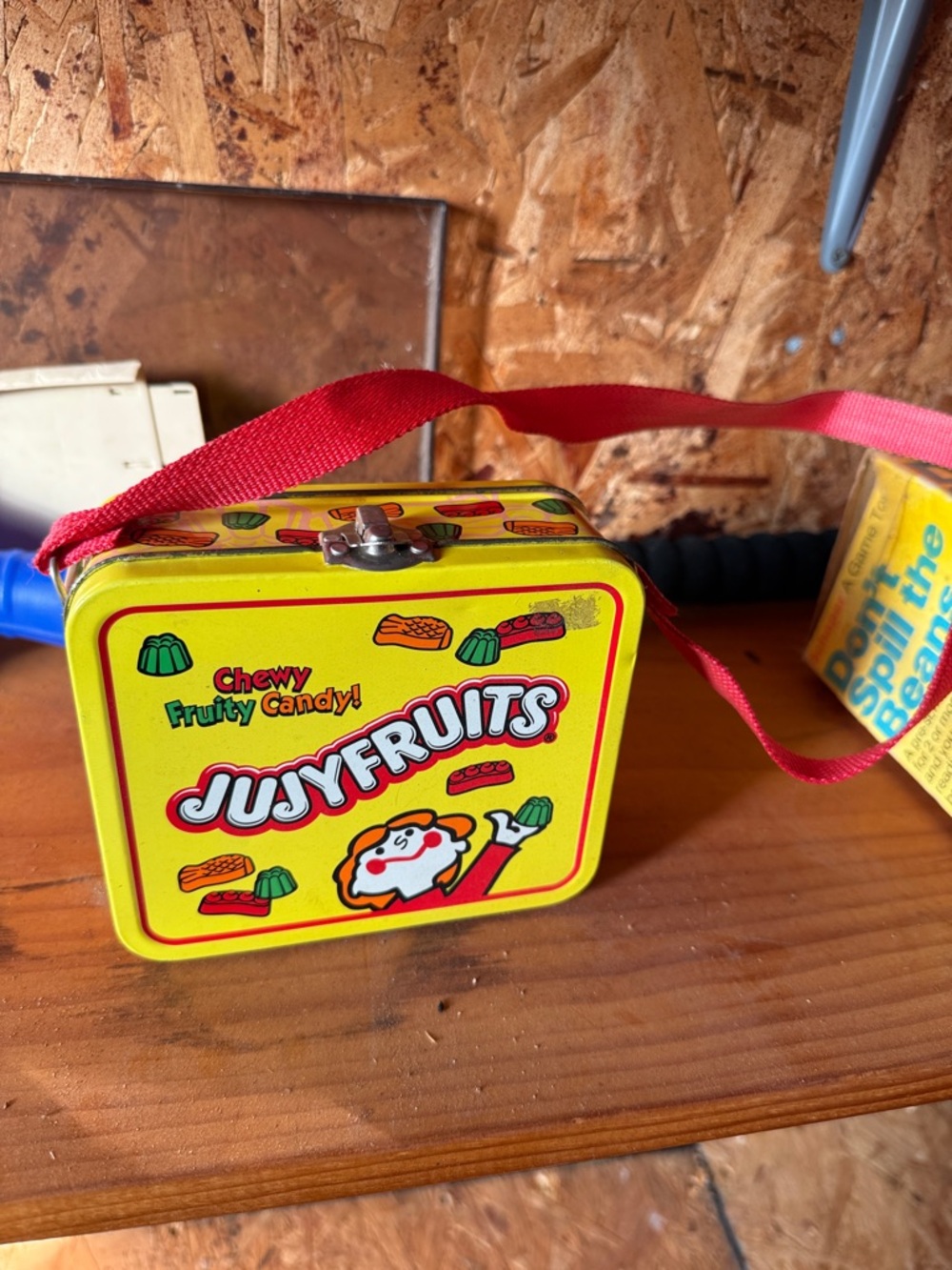 90s jelly fruit lunch tote